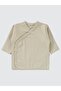 3-Piece Basic Bodysuit Sets - Beige - 3