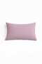 Velvet Textured Powder Color Throw Pillow Pillow Case 34-Powder - 2