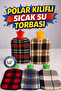 Fleece Covered Warm Hand Foot Water Bag Warmer Compress Hot Water Bag