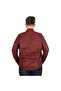 Mode XL Men's Shirt Gabardine Double Pocket 20360 Plum - 2