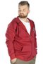 Mode XL Men's Sweat Hoodie with Zipper Keep on 22533 Claret Red - 2