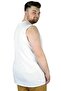 Mode XL Large Size Men's Basic Undershirt 20004 White - 3