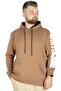 Mode XL Men's Sweat Hoodie Kangaroo Wintergame 22541 Milkycoffee