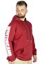 Mode XL Men's Sweat Hoodie Kangaroo Wintergame 22541 Claret Red - 2