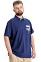 Mode XL Large Size Men's T-Shirt Polo Piece by Piece Summer 23331 Indigo - 2