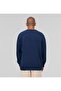 9150120466_Cs0274 Dark Navy Blue Men's Crew Neck Regular Fit Sweatshirt - 2