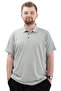 Mode XL Large Size Men's T-Shirt Polo Neck Jacquard U24337 Çağla