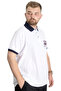 Mode XL Large Size Men's T-Shirt Polo DNM 23343 White - 3