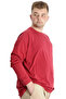 Mode XL Large Size Men's T-shirt Long Sleeve with Cuffs 20103 Claret Red - 3