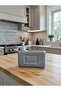 Ceramic Liquid Soap Dispenser and Detergent Dispenser with Sponge Holder - Kitchen Bathroom Countertop Organizer - 500 ml - 6