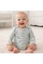 Safari Patterned 100% Cotton Long Sleeved Body/Unisex Body with Snap Fasteners /Baby Boys and Girls Long Sleeved Body