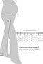 437 Gray Color Piped Shaping / Sculpting and Extra Flexible Effective High Waist Flared Maternity Leggings - 8