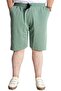 شورت رجالي مقاس كبير من مود XL انترلوك 23515 Çağla