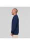9150120466_Cs0274 Dark Navy Blue Men's Crew Neck Regular Fit Sweatshirt - 3