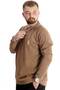 Mode XL Large Size Men's Sweat Polo Selanik Horse 23442 Milky Coffee - 2