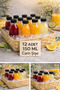 12 Pieces 150ml Glass Shot Bottle Transparent Ginger Detox Bottle with Black Screw Cap - 5