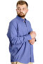 Mode XL Large Size Men's Shirt U.Kol Tom Oxford 23303 Indigo - 3