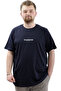 Mode XL Plus Size Printed Men's T-Shirt Crew Neck VAN GOGH U24040 Navy Blue