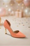 Women's High Heel Shoes Pomegranate Flower Stiletto Comfortable for Daily and Special Occasions Patent Leather Vegan Leather - 7