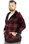 Mode XL Men's Lumberjack Hooded Sweat Pocket 21574 Cherry - 2