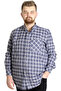 Mode XL Large Size Men's Shirt Plaid Long Sleeve 23300 Grimelange