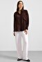 Self-Patterned Casual Shirt Brown 9408 - 5