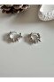 Xuping Stone Nail Model Hoop Earring-Silver Color Acr7836 - 3