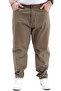 Fashion XL Large Size Trousers Linen 5Cep Milano Classic 20902 Earth