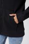 Mooncover Women's Zippered Hooded Sweatshirt with Kangaroo Pocket – Black - 4