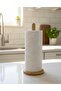 Bamboo Round Paper Towel Holder Napkin Holder