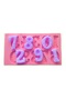 Dotted Western Number Numbers Silicone Mold K-1155, Scented Stone Soap Plaster Candle Mold - 3