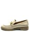 Turdus Genuine Leather Orthopedic Women's Casual Ballerina Shoes Beige - 4