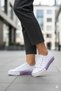 ® |   Sneaker Summer Linen Women's Sports Shoes White Lila