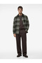 Regular Fit Long Sleeve Lumberjack Shirt with Contrast Collar Detail