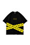 Why Not! Printed Black Oversize Unisex Tshirt