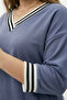 Plus Size Osho Modal Fabric Striped Suit |   Sports Stylish Comfortable Tracksuit Set M-6Xl - 4