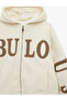 Hooded Printed Pocket Zippered Oversized Plush Jacket - 5