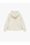 Hooded Printed Pocket Zippered Oversized Plush Jacket - 4