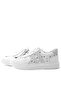 Tbons Special Design Genuine Leather White Lace-Up Zippered Children's Shoes - 6