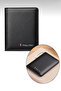 Made in Italy Genuine Leather Men's Wallet Card Holder Premium Classic Black - 6