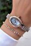 Brand Steel Cord Non-Stone Women's Watch with Accessory Gift
