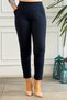 Pipe Leg Side Pocket Steel Knitted Leggings Trousers - 6