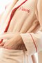 "Bisous" Women's Bathrobe / Dressing Gown Set with Hair Bonnet - 3