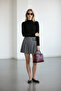 Gray Pleated Detailed Belted Mini Skirt - 2