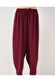    6591 Woven Shalwar Trousers - Claret Red - 4