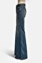 Women's Tint Denim Color 2w5-8 MRY Flare Fit Comfortable Fabric Inseam 83 cm Denim Jeans - 6