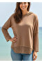 Women's Sleeveshooded Hem Mesh Asymmetric Reverse Stitching Washable Blouse - 6