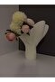 Petal Shaped Decorative Vase – Modern Vase with Flower Petal Design - 25cm - 2