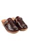 80625-H Cary Brown Women's Genuine Leather Slippers - 2