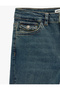 Buttoned Pocket Slim Fit Low Waist Flared Jean Trousers - Flare Jeans - 7